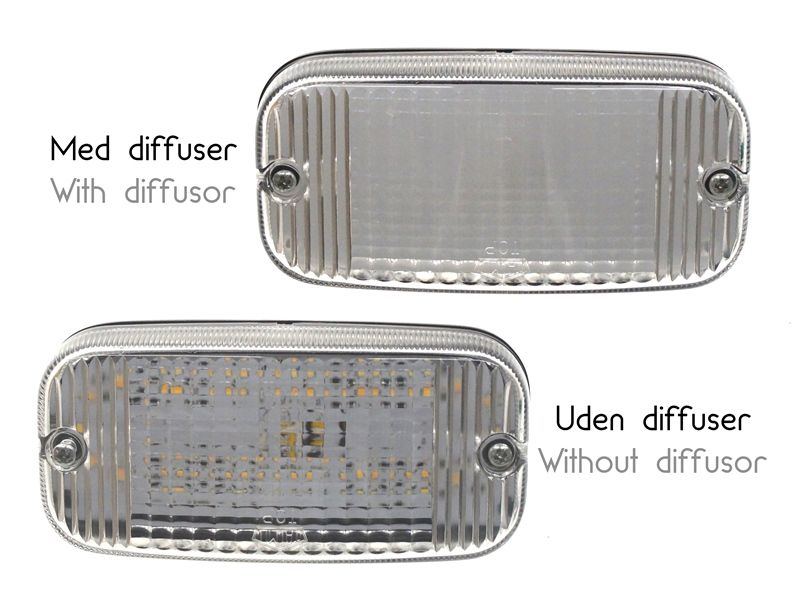 Diffuser til Talmu kjørelys lampe