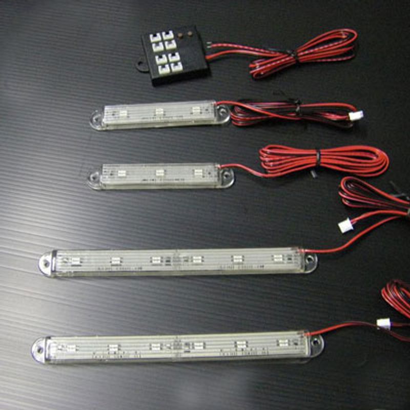 2 stk Photon 16cm LED-bar med kontroller 12V