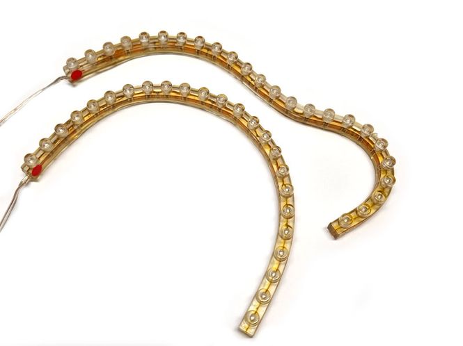 Hovedbilde 12V 2 stk 33cm Gule ...