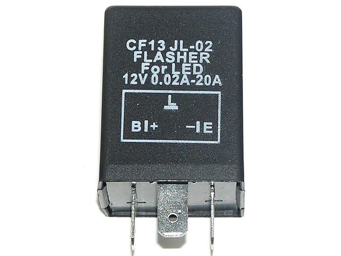 Hovedbilde LED-Blinkrele 12V 0.02A - 20A ...