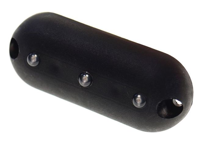 Hovedbilde LED-lykt, sort base, 5m ledn. ...