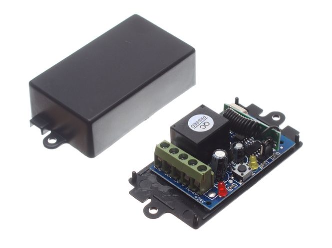 Hovedbilde 24V 1 kanal fjernbetjent rele ...