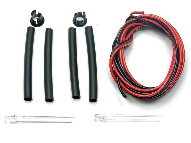 Hovedbilde 2 stk Blå 3mm RC dioder i ...