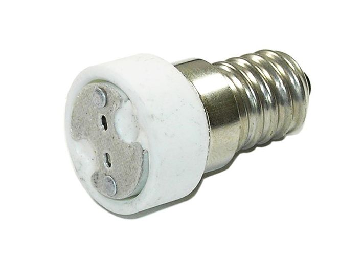 Hovedbilde E14 adapter til G4 / MR16 ...