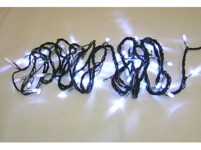 Hovedbilde Lyskjede med 50 stk. hvite ...