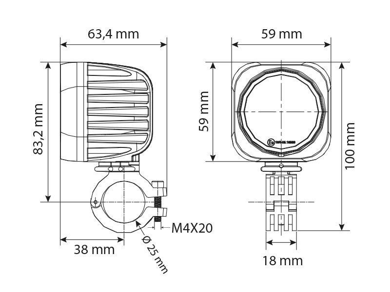 Bullboy Agriline 20W 12V 24V