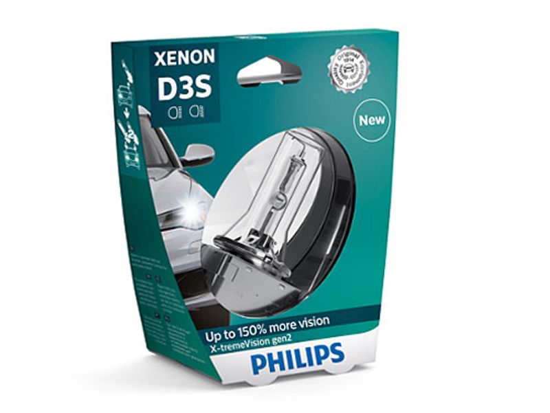 Philips D3S X-tremeVision +150% Xenonpære gen2