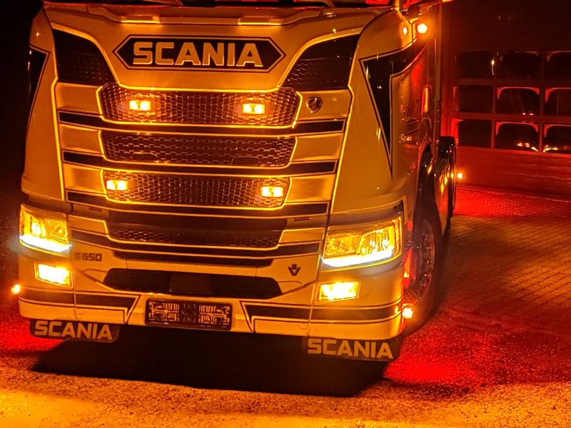 Supplerende parklys til Scania LED tåkelykt 2016-2022