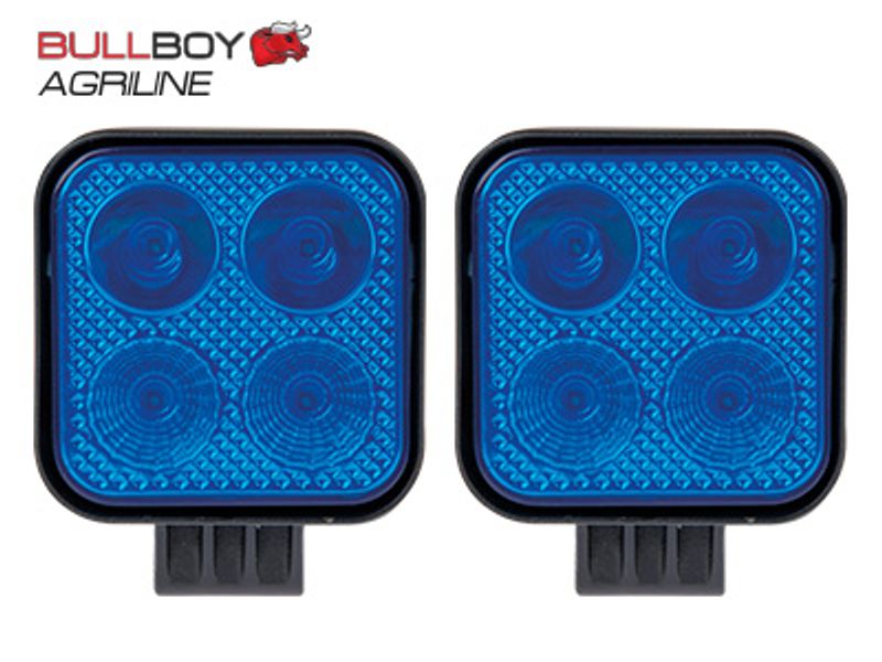 Bullboy blå sprøytelys LED 12V 24V