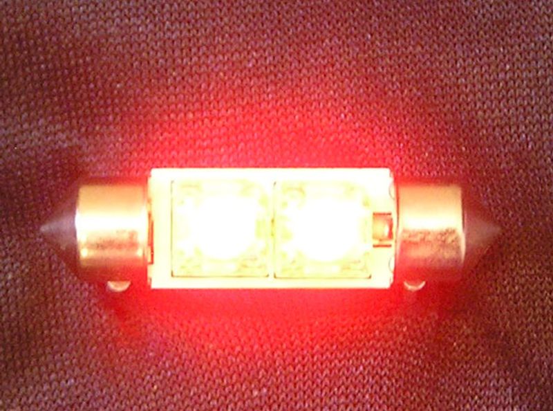 12V 38mm 3xSMD pinolpære